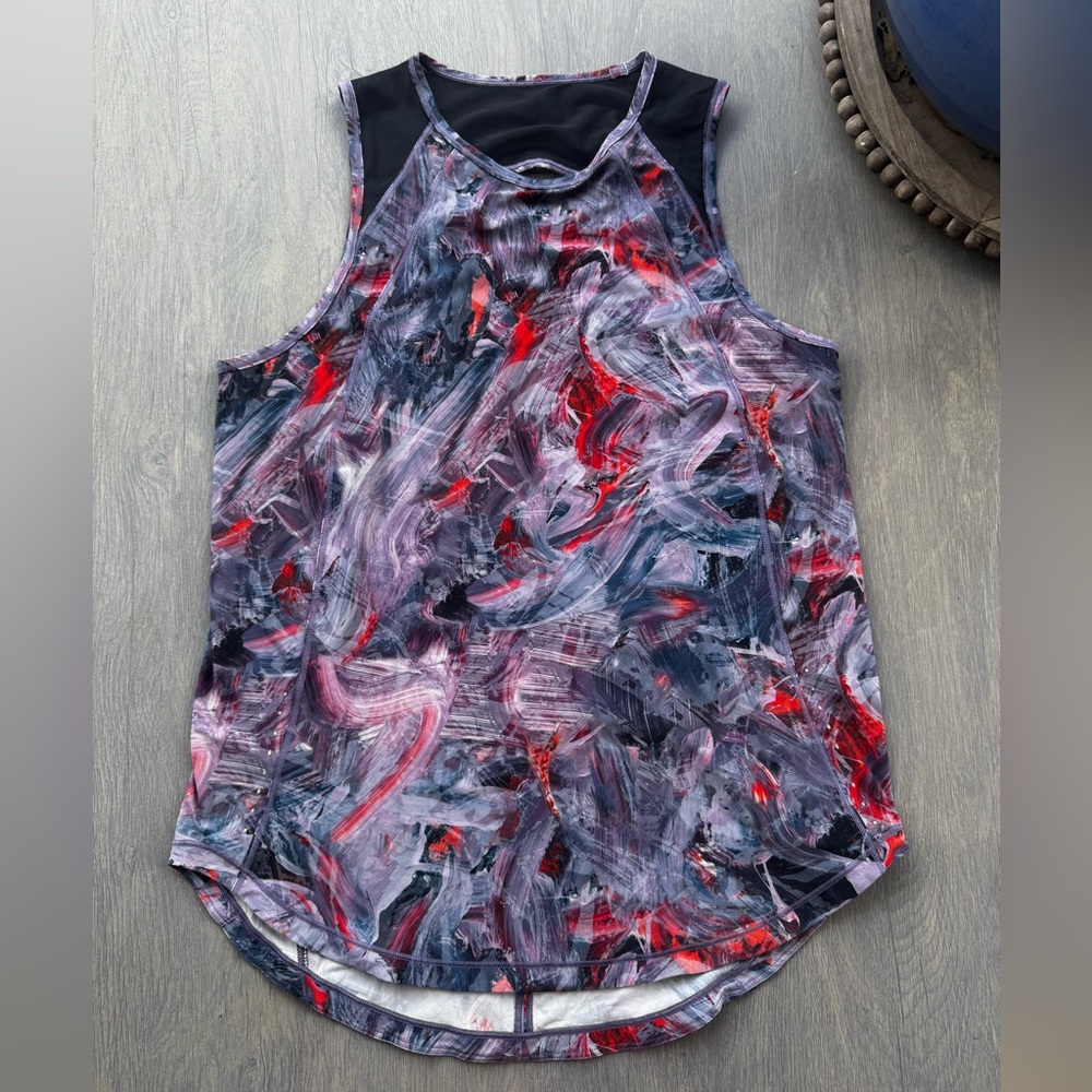 lululemon Multicolor Abstract Tank Top
